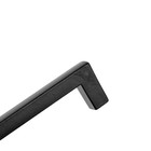 УЦЕНКА Ручка-скоба CAPPIO SQUARE RSC007, алюминий, м/о 160 мм, цвет черный - Фото 4