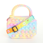 Сумка детская для девочки на молнии «Выбражулька», pop it, цвет разноцветный - фото 24536622