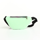 Сумка поясная детская на молнии «Выбражулька», зелёная - Фото 3