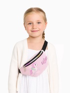 Сумка поясная детская на молнии «Выбражулька», розовая - Фото 1