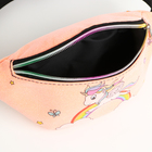 Сумка поясная детская на молнии «Выбражулька», коралловая - Фото 4
