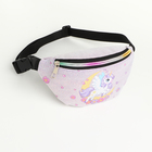 Сумка поясная детская на молнии «Выбражулька», сиреневая - Фото 2