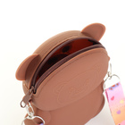 Сумка детская для девочки на молнии «Выбражулька», цвет коричневый - фото 24536693