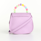 Сумка детская для девочки на клапане «Выбражулька», цвет лиловый - фото 24528646