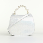 Сумка детская на клапане, цвет белый - фото 24528697