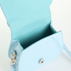 Сумка детская для девочки на клапане «Выбражулька», цвет голубой - фото 24528701