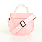 Сумка детская для девочки на клапане «Выбражулька», цвет розовый - фото 24528709