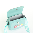 Сумка детская для девочки на клапане, «Выбражулька», цвет зелёный - фото 24528731