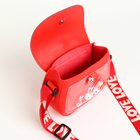 Сумка детская для девочки на клапане «Выбражулька», цвет красный - фото 24528737