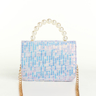 Сумка детская для девочки на клапане «Выбражулька», цвет сиреневый - фото 24528742