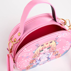 Сумка детская на молнии, цвет розовый - фото 24503949