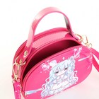 Сумка детская для девочки на молнии «Выбражулька», цвет малиновый - фото 24528815