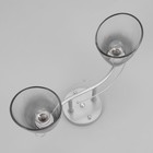 Люстра 1084/2SL 40Вт Е27 серебро 42х15х23 см BayerLux - фото 24556757