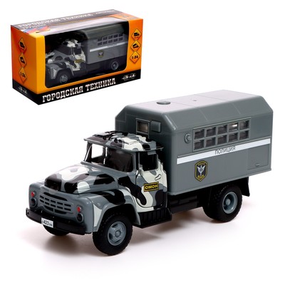 УЦЕНКА Грузовик инерционный «ЗИЛ. Полиция», масштаб 1:34, свет и звук