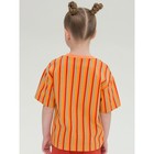 Футболка для девочек, рост 92 см, цвет оранжевый - Фото 3