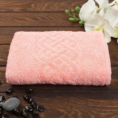Полотенце махровое Plait 70×130 см, цвет коралл