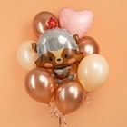 Воздушный шар фольгированный 25" «Енот», фигура 10597539