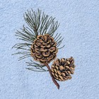 Полотенце махровое "Еловая шишка" 30х60 см, 100% хлопок, 340 г/м2 10569737