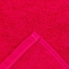 Полотенце махровое жаккард Plait, размер 70х130 см, цвет красный - Фото 3