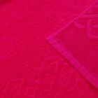 Полотенце махровое жаккард Plait, размер 70х130 см, цвет красный - Фото 4