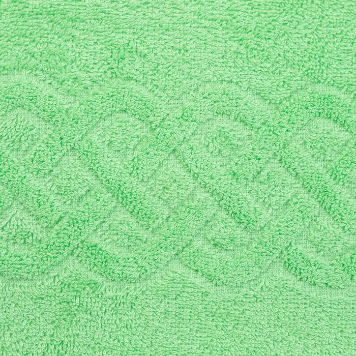 Полотенце махровое Plait 70х130 см, цвет зелёный - фото 1908247692