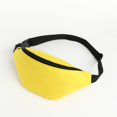 УЦЕНКА Поясная сумка ЗФТС на молнии, 25×6×13 см, жёлтая