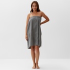 Полотенце - парео банное «Этель», 75×150 см, серое - Фото 1