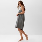 Полотенце - парео банное «Этель», 75×150 см, серое - Фото 3