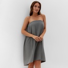 Полотенце - парео банное «Этель», 75×150 см, серое - Фото 6