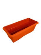 Ящик балконный для цветов, 10 л, 47×22×16.5 см, пластиковый, цвет терракот - Фото 7