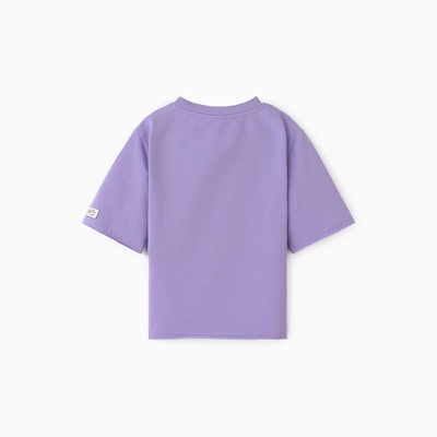 Футболка для девочки KAFTAN: Dream big, сиреневая, размер 30 (98-104 см)