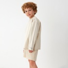 Футболка детская с дл.рукавом KAFTAN, р. 32 (110-116 см), бежевый - фото 114230007