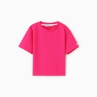 Футболка для девочки KAFTAN: Dream big Dream big, розовая, размер 30, рост 98 - 104 см - Фото 9