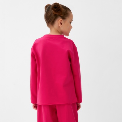 Лонгслив для девочки KAFTAN, розовый, размер 32 (110-116 см)