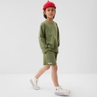 Футболка детская с длинным рукавом KAFTAN, размер 32 (110-116 см), хаки - фото 25603190