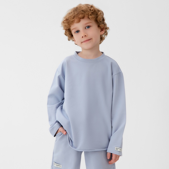 

Футболка детская с дл.рукавом KAFTAN, р. 30 (98-104 см), серый