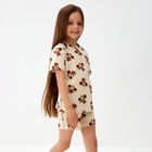 Пижама детская (футболка и шорты) KAFTAN Чебурашка р.32 (110-116) - фото 24611564