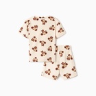 Пижама детская (футболка и шорты) KAFTAN Чебурашка р.32 (110-116) - фото 25408698