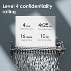 Шредер Deli ET053 белый с автоподачей (секр.P-4) фрагменты 16лист. 23лтр. - фото 51583228