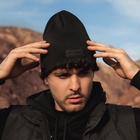 Шапка с отворотом РОСКОСМОС х ONLYTOP, р. 56-58, чёрная - Фото 4