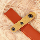 Ножны - чехол для ножа кожаный, под лезвие до 9 х 2.5 см, коричневый - Фото 5