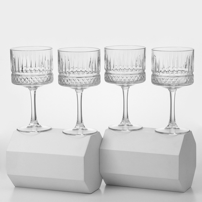 Бокалы для вина Paşabahçe ELYSIA, 500 мл, набор 4 шт., стекло, прозрачные