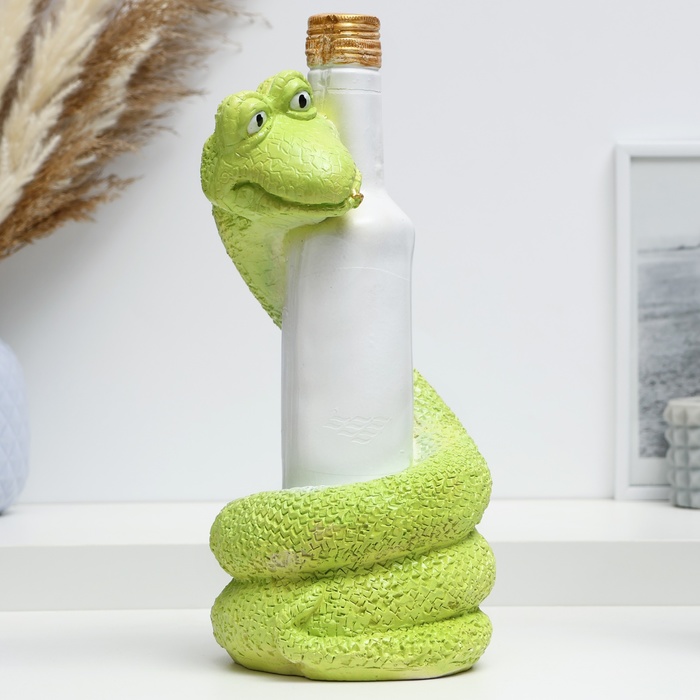 Фигура "Змея с бутылкой" 30см - Фото 1