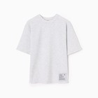 Футболка женская oversize MINAKU: One Most Brand цвет серый меланж, размер 46 - фото 321741052