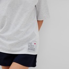 Футболка женская oversize MINAKU: One Most Brand цвет серый меланж, размер 52 - Фото 5