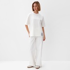 Футболка женская oversize MINAKU: One Most Brand цвет экрю, размер 50 10362303 - фото 12581602
