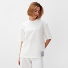Футболка женская oversize MINAKU: One Most Brand цвет экрю, размер 50 10362303 - фото 12581603