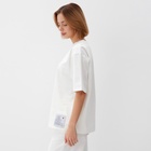 Футболка женская oversize MINAKU: One Most Brand цвет экрю, размер 50 10362303 - фото 12581604