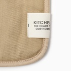 Кухонный набор «Этель» Kitchen sand: прихватка, варежка-прихватка, бежевый - Фото 5
