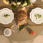 Скатерть «Этель» Kitchen, круглая, 146 ±2 см, бежевая, 100% хлопок, саржа 250 г/м² - Фото 2